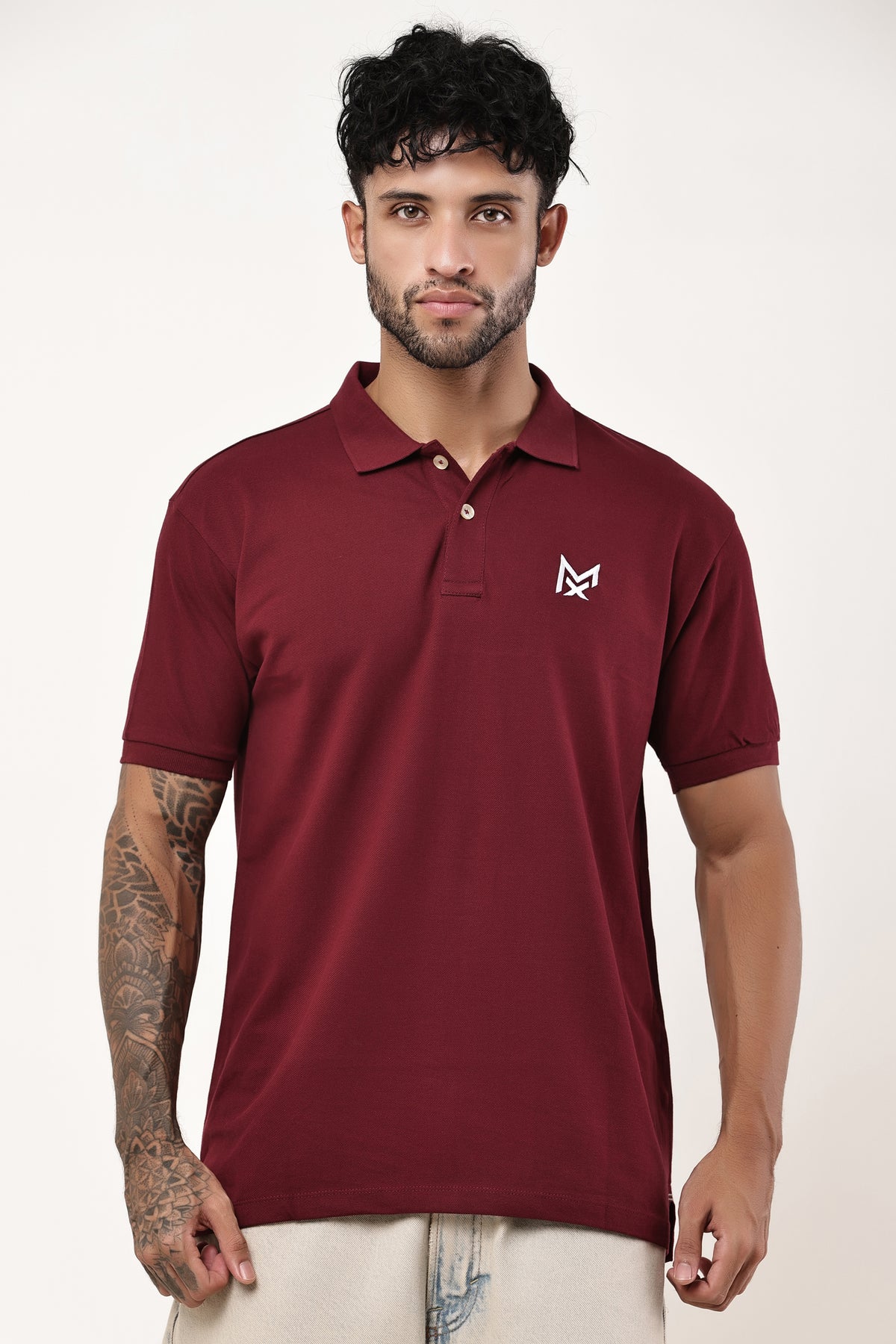 MYBEX Heritage Polo — Deep Bordeaux